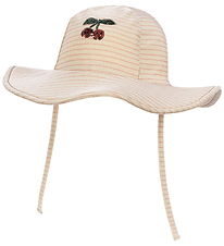 Konges Sløjd Badehat - Jade - Rose Stripe