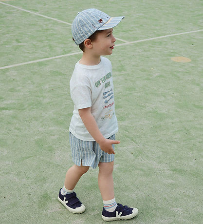 Konges Sløjd Kasket - Elliot Shark - Trio Blue Stripe