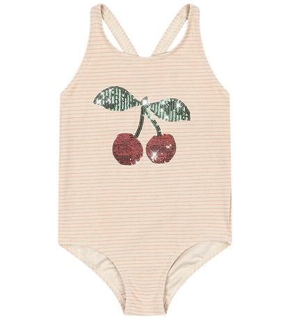 Konges Sløjd Badedragt - Jade - Rose Stripe