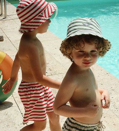 Konges Sløjd Badeshorts - Asnou - Stripe Rouge