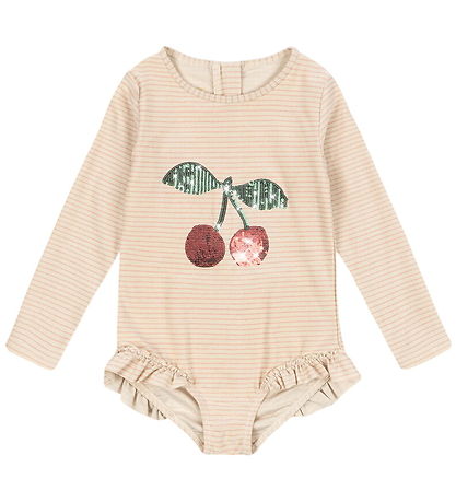 Konges Sløjd Badedragt - Jade - Rose Stripe