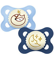 MAM Natsutter - Original Night - 2-pak - 0-6 mdr - Mørkeblå/Lyse