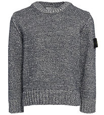 Stone Island Bluse - Strik - Navy Blue