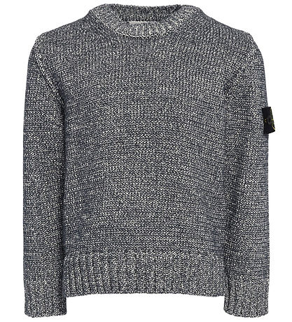 Stone Island Bluse - Strik - Navy Blue