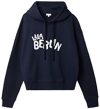 Lala Berlin Hoodie - Hedy - Dark Marinblå