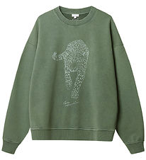 Lala Berlin Sweatshirt - Soma - Washed Sage Leo