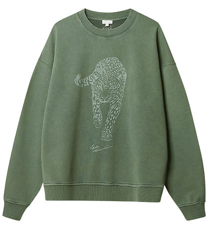 Lala Berlin Sweatshirt - Soma - Washed Sage Leo