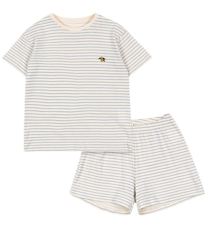 Konges Sløjd Shortssæt - Famo - Stripe Bluie