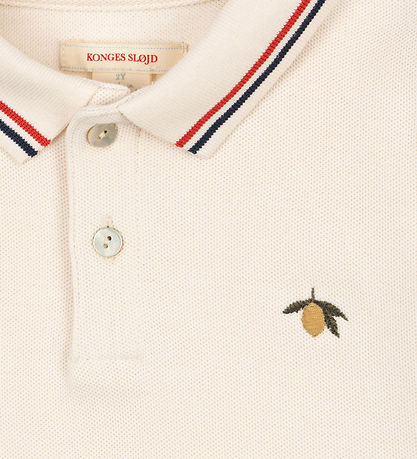 Konges Sløjd Polo - Piqué - Florian - Antique White