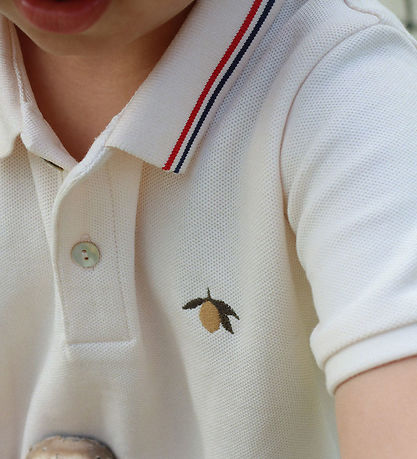 Konges Sløjd Polo - Piqué - Florian - Antique White
