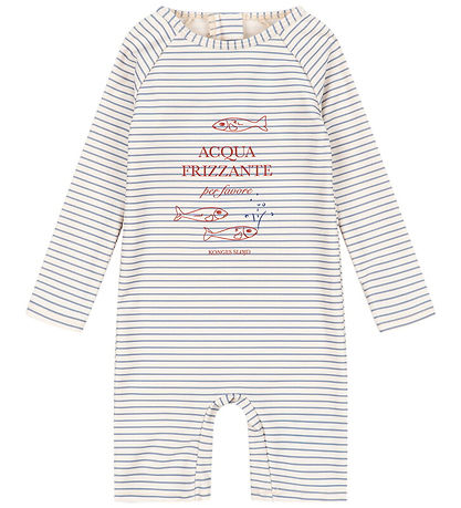 Konges Sløjd Badeheldragt - UV50+ - Aster - Stripe Bluie