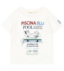 Konges Sløjd T-shirt - Era - Off White/ Piscina