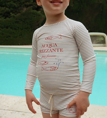 Konges Sløjd Badebukser - Aster - Stripe Bluie