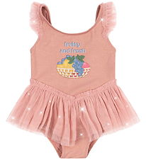 Konges Sløjd Badedragt - Tyl - Amandine - Powder Pink m. Glimmer