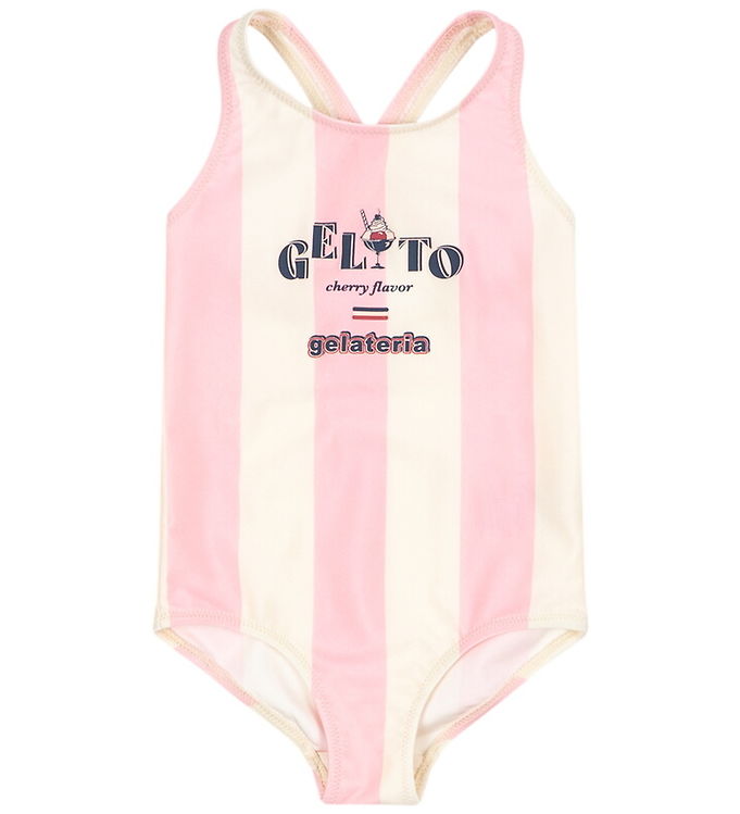 Konges Sløjd Badedragt - Pomia - Candy Rose Stripe