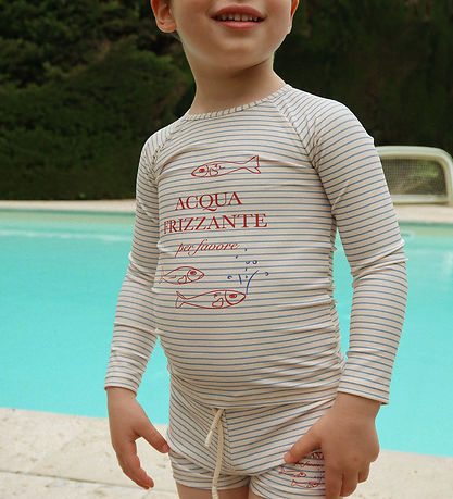 Konges Sløjd Badebluse - UV50+ - Stripe Bluie