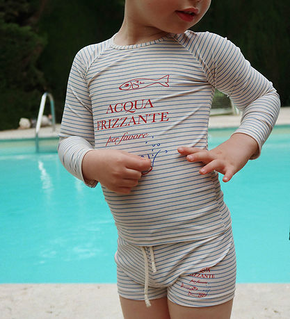 Konges Sløjd Badebluse - UV50+ - Stripe Bluie