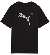 Puma T-Shirt - ESS Graphic - Sort