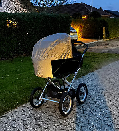 BabyDan Myggenet - Kombivogn - Sort