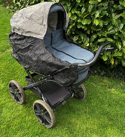 BabyDan Regnslag - Kombivogn - Sort