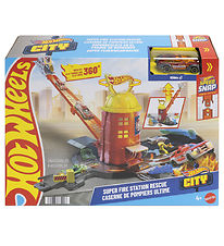 Hot Wheels Bilbane - City Super Fire Station Lekesett