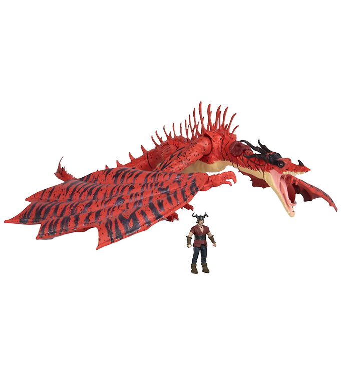 Dragons Legetøjsfigur - 55,8 cm - Monstrous Nightmare & Snotlout