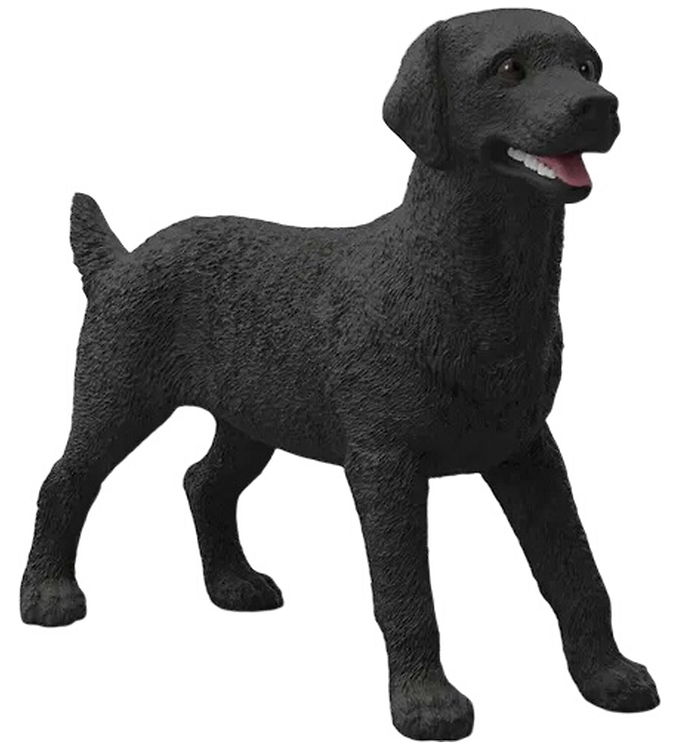 Schleich Farm World - Sort Labrador Retriever-hun - H: 8 cm
