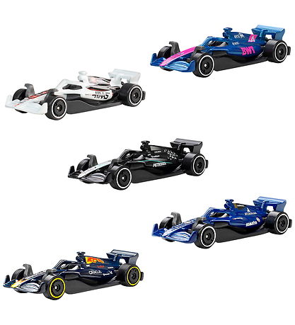Hot Wheels Biler - 5-pak - F-1 Racing 2025 - 1:64
