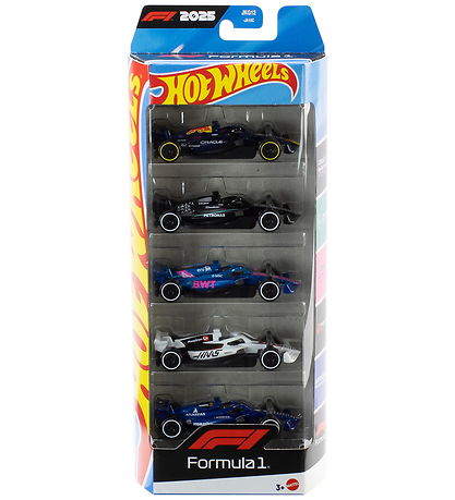 Hot Wheels Biler - 5-pak - F-1 Racing 2025 - 1:64
