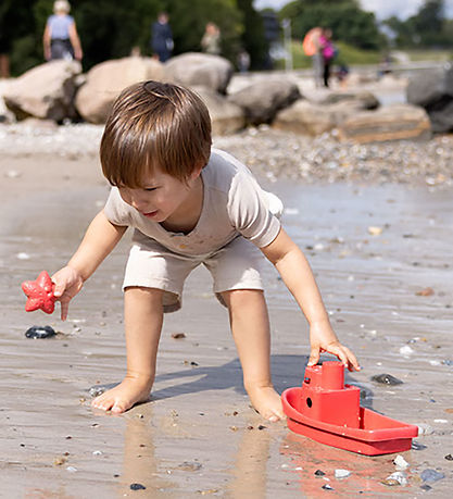 Dantoy Sandsæt - 4 Dele - Skib/Spand - Rød