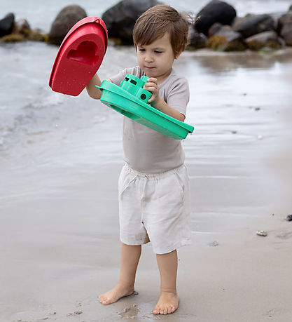 Dantoy Sandsæt - 4 Dele - Skib/Spand - Rød