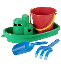 Dantoy Beach Set - 4 Parts - Ship/Bucket - Green