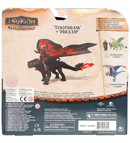 Dragons Legetøj - Viking & Dragon-Toothless & Hiccup