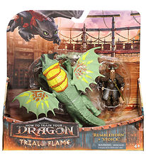 Dragons Legetøj - Viking & Dragon-Rumblehorn & Stoick