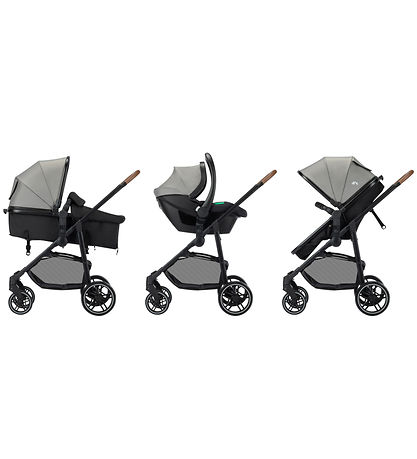 Bebeconfort Klapvogn - 3-i-1 - Haze Trio Lux - Grå