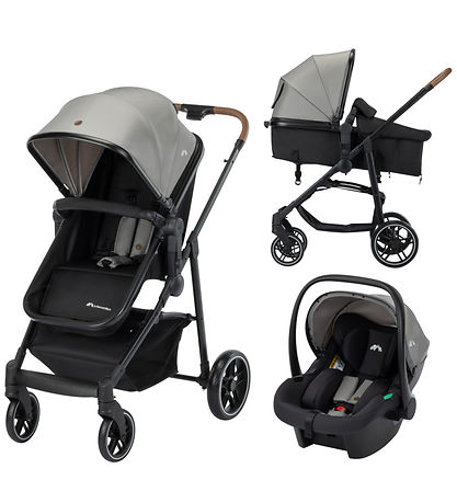 Bebeconfort Klapvogn - 3-i-1 - Haze Trio Lux - Grå