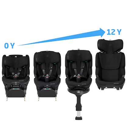 Maxi-Cosi Autostol - Pearl XL Slide Pro - Sort