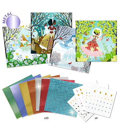 Djeco Kreasæt - Folie - Sæsonens Kjoler