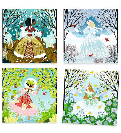 Djeco Kreasæt - Folie - Sæsonens Kjoler