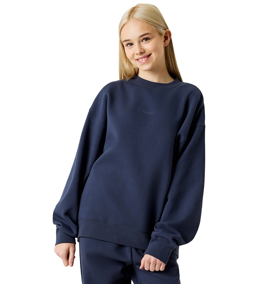 Björn Borg Sweatshirt - Oversized - Odyssey Grau - Björn Borg - 11-12 Jahre (146-152) - Sweatshirts