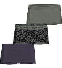 Björn Borg Boxershorts - 3-pak - Grøn/Sort