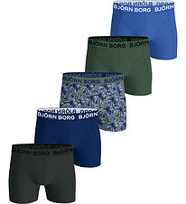 Björn borg Boxershorts - 5-pak - Blå/Grøn