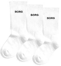 Björn Borg Socks - 3-Pack - Crew - White