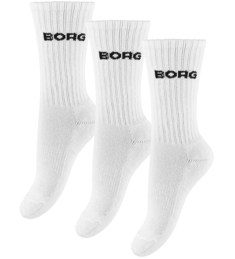 Björn Borg Socken - 3er-Pack - Crew - Weiß - Björn Borg - 26/30 - Socken