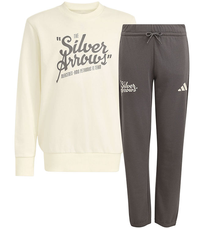 adidas Performance Sweatsæt - Mer - Owhite/Granit