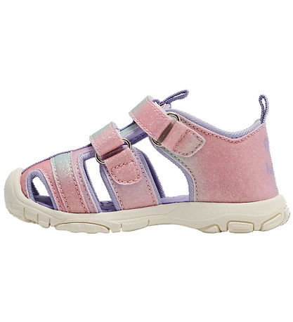 Hummel 샌들 - 벨크로 유아용 - 멀티 컬러 핑크