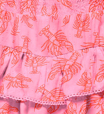 Kids Only Nederdel - KogGlow - Begonia Pink/Lobster/Tiger Lily