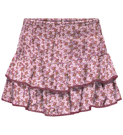 Kids Only Nederdel - KogGlow - Rose Brown/Ditsy flower