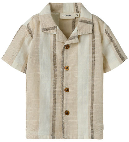Lil Atelier Skjorte - Loose - NbmFibert - Coconut Milk