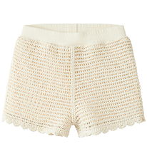 Lil Atelier Shorts - Strik - NmfFlora - Coconut Milk